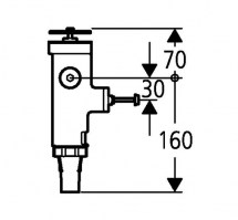 CUERPO EMPOTRADRO FLUXOR DAL GROHE